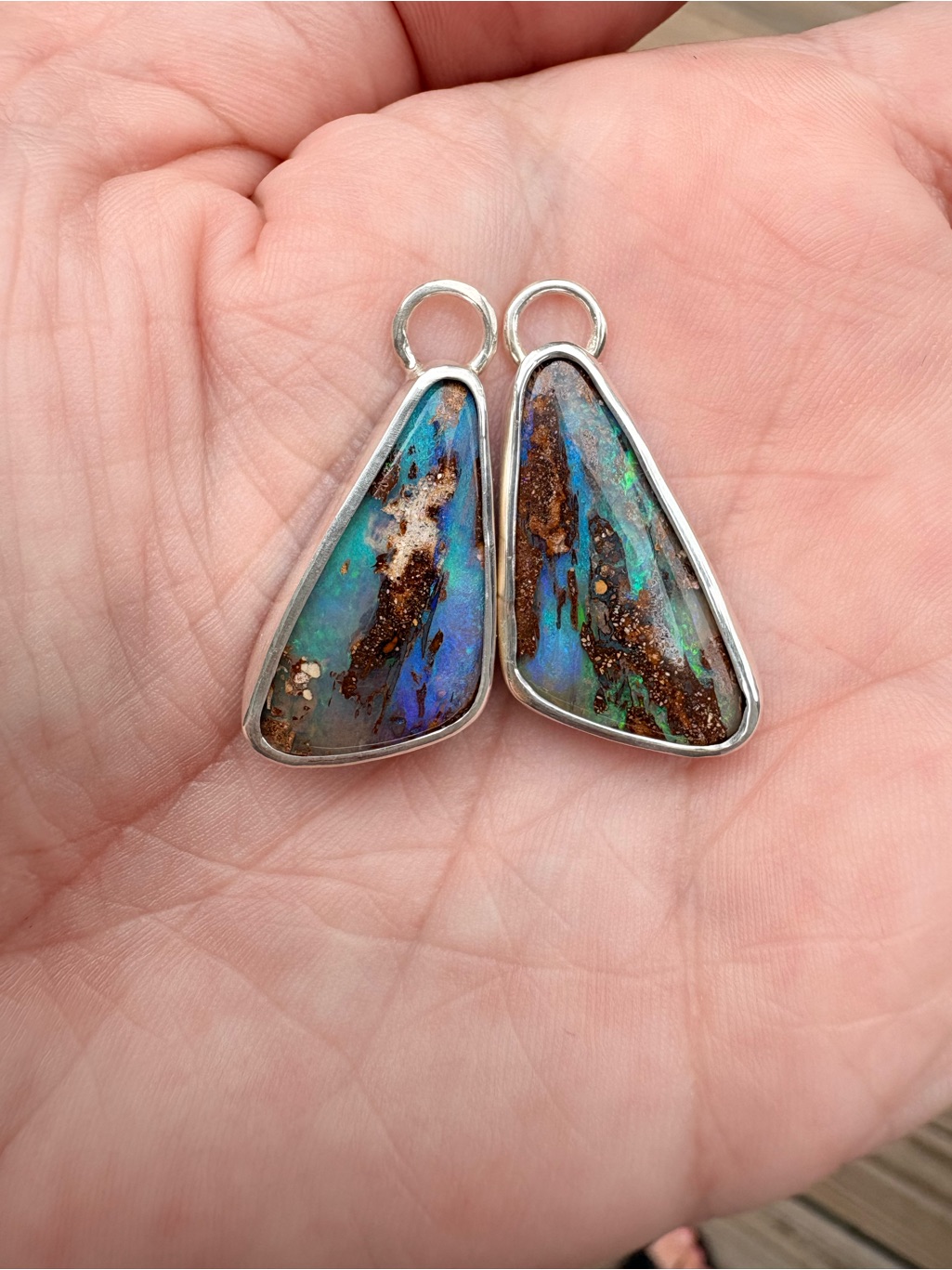 Australian Boulder Opal Charms